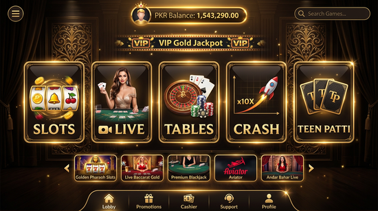Main screen of megah5 casino page for PK players - 4